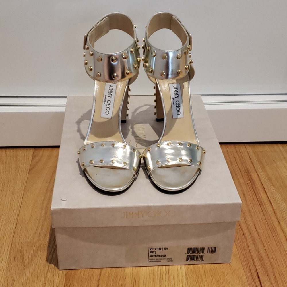 Jimmy Choo heeled sandal worn 2x size EUR 40.5